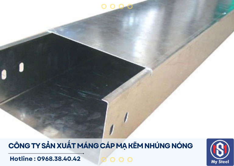 Máng cáp tôn mạ kẽm Máng cáp tôn mạ kẽm