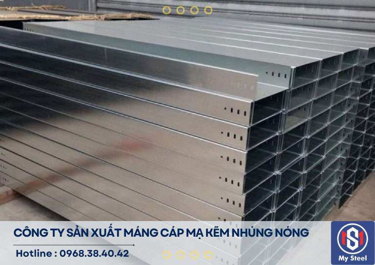 Sản xuất máng cáp tôn kẽm Sản xuất máng cáp tôn kẽm